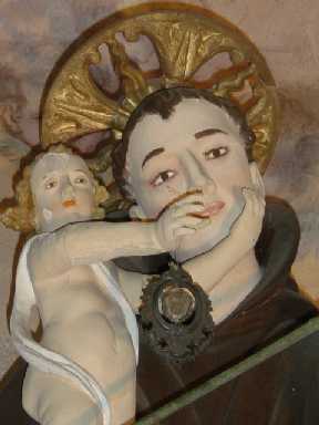 La statua di Sant'Antonio (particolare)